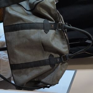 Stylish Gray and Black Men's Bag